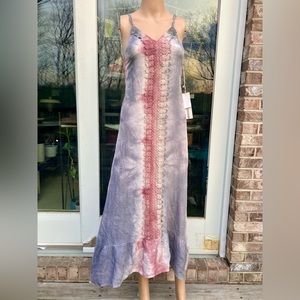 Pastel Tie-Dye Boho Summer Dress